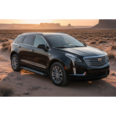 Бокові пороги New Vision Black (2 шт., алюміній) для Cadillac XT5 2016- рр