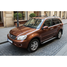 Боковые Подножки New Vision (2 шт., Алюминий) для Chery Tiggo 1 2005-2016 гг