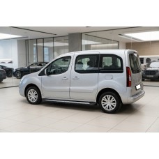 Бокові пороги New Vision Black (2 шт., алюміній) для Citroen Berlingo 2008-2018 рр