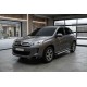 Боковые пороги New Vision Black (2 шт., алюминий) для Citroen C-4 Aircross 2012-2017 гг