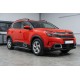 Боковые пороги New Vision Black (2 шт., алюминий) для Citroen C5 Aircross 2017-2025 гг