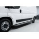 Боковые пороги New Vision Black (2 шт., алюминий) Средняя База для Citroen Jumper 2007-2025 гг