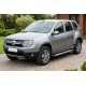 Боковые пороги New Vision Black (2 шт., алюминий) для Dacia Duster 2008-2018 гг