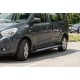 Боковые пороги New Vision Black (2 шт., алюминий) для Dacia Dokker 2013-2022 гг