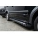 Боковые пороги New Vision Black (2 шт., алюминий) Стандартная база для Ford Connect 2010-2013 гг