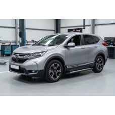 Бокові пороги New Vision Black (2 шт., алюміній) для Honda CRV 2017-2022 рр