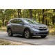 Боковые пороги New Vision Black (2 шт., алюминий) для Honda CRV 2017-2022 гг