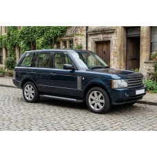 Боковые пороги New Vision Black (2 шт., алюминий) для Range Rover III L322 2002-2012 гг
