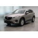 Боковые пороги New Vision Black (2 шт., алюминий) для Mazda CX-5 2012-2017 гг