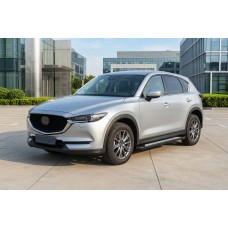 Бокові пороги New Vision Black (2 шт., алюміній) для Mazda CX-5 2017- рр
