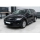 Боковые пороги New Vision Black (2 шт., алюминий) для Mazda CX-7 2006-2012 гг