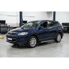 Бокові пороги New Vision Black (2 шт., алюміній) для Mazda CX-9 2007-2016 рр