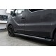Боковые пороги New Vision Black (2 шт., алюминий) Длинная База для Renault Trafic 2015- гг