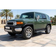 Боковые пороги New Vision Black (2 шт., алюминий) для Toyota FJ Cruiser 2006-2022 гг