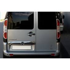 Накладки на стопи (2 шт, нерж.) Carmos - турецька сталь для Fiat Doblo I 2005-2010 рр