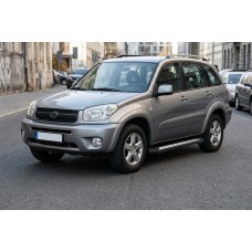 Бокові пороги New Vision Black (2 шт., алюміній) для Toyota Rav 4 2001-2005 рр