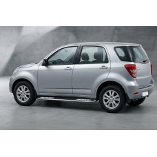 Бокові пороги Tayga V2 (2 шт., алюміній) для Daihatsu Terios 2006-2017 рр