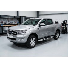 Боковые Подножки Tayga V2 (2 шт., Алюминий) для Ford Ranger 2011–2022 гг