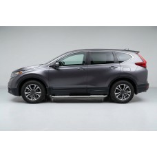 Бокові пороги Tayga V2 (2 шт., алюміній) для Honda CRV 2017-2022 рр