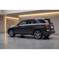 Боковые Подножки Tayga V2 (2 шт., Алюминий) для Mercedes GLE/ML class W166 2011-2018 гг