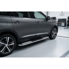Боковые Подножки Tayga V2 (2 шт., Алюминий) для Peugeot 5008 2016-2023 гг