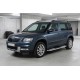 Боковые Подножки Tayga V2 (2 шт., Алюминий) для Skoda Yeti 2009-2017 гг