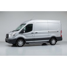 Бокові пороги New Vision Black (2 шт., алюміній) L1 (Regular) для Ford Transit 2014- рр