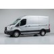 Боковые пороги New Vision Black (2 шт., алюминий) L1 (Стандарт) для Ford Transit 2014- гг