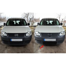 Зимова накладка на решітку (нижня) Глянцева для Volkswagen Caddy 2004-2010 рр