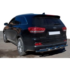 Задняя дуга AK015 (нержавейка) для Kia Sorento II XM 2009-2014 гг