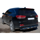 Задня дуга AK015 (нерж.) для Kia Sorento II XM 2009-2014 рр