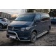 Кенгурятник WT004-ST (нерж.) для Volkswagen T6 2015-2024 гг
