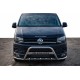 Кенгурятник WT004-ST (нерж.) для Volkswagen T6 2015-2024 гг