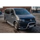Кенгурятник WT004-ST (нерж.) для Volkswagen T6 2015-2024 гг