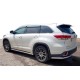 Задні куточки (2 шт., нерж) для Toyota Highlander 2013-2019 рр