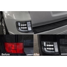 Задние противотуманные фары 2016-2021 (Executive Black) для Toyota Land Cruiser 200