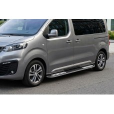 Боковые Подножки Tayga V2 (2 шт., Алюминий) XS – Короткая База для Opel Vivaro 2019- гг