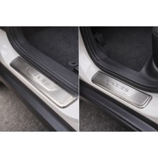 Накладки на пороги Libao (4 шт, нержавейка) для Hyundai IX-35 2010-2015 гг