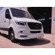 Накладка на передній бампер (під фарбування) для Mercedes Sprinter W907/W910 2018- рр