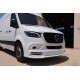 Накладка на передній бампер V3 (під фарбування) для Mercedes Sprinter W907/W910 2018- рр
