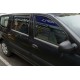 Зовнішня окантовка стекол (4 шт, нерж.) Carmos - Турецька сталь для Renault Logan MCV 2005-2013 рр
