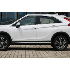Молдинг дверної OmsaLine (4 шт., нерж.) для Mitsubishi Eclipse Cross 2017- рр