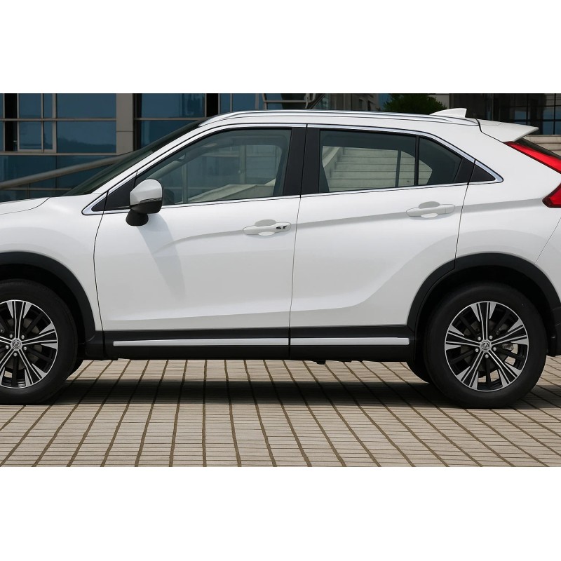 Молдинг дверної OmsaLine (4 шт., нерж.) для Mitsubishi Eclipse Cross 2017- рр