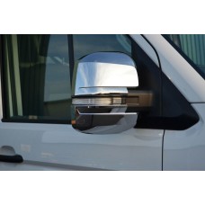 Накладки на дзеркала OmsaLine (4 частини, ABS) для Volkswagen Crafter 2016- рр
