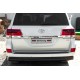 Хром накладки на стопи (2015-2025, 4 част, пласт) для Toyota Land Cruiser 200