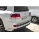 Хром накладки на стопи (2015-2025, 4 част, пласт) для Toyota Land Cruiser 200