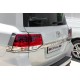 Хром накладки на стопи (2015-2025, 4 част, пласт) для Toyota Land Cruiser 200