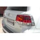 Хром накладки на стопи (2015-2025, 4 част, пласт) для Toyota Land Cruiser 200