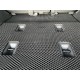 Килимок багажника 2 шт (EVA, 7 місць, чорний) для Lexus LX570/450d