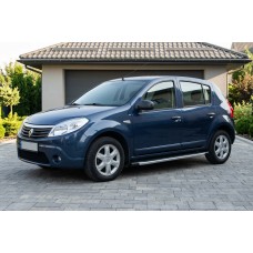Боковые Подножки Fullmond (2 шт., Алюминий) для Renault Sandero 2007-2013 гг